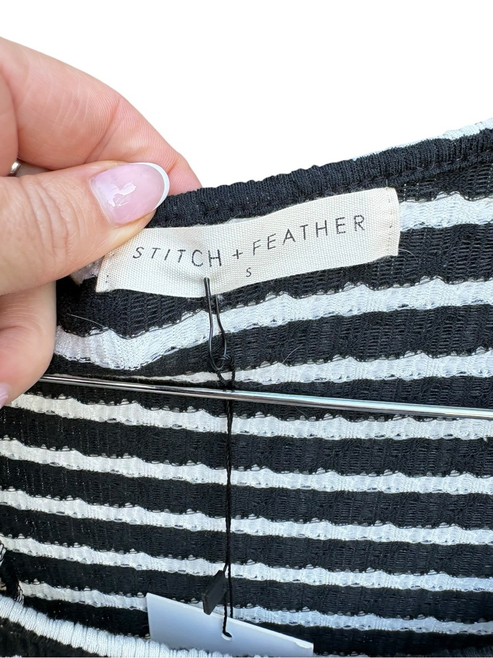 Stitch + Feather NWT Striped Midi Dress I Size: S - Picture 7 of 10